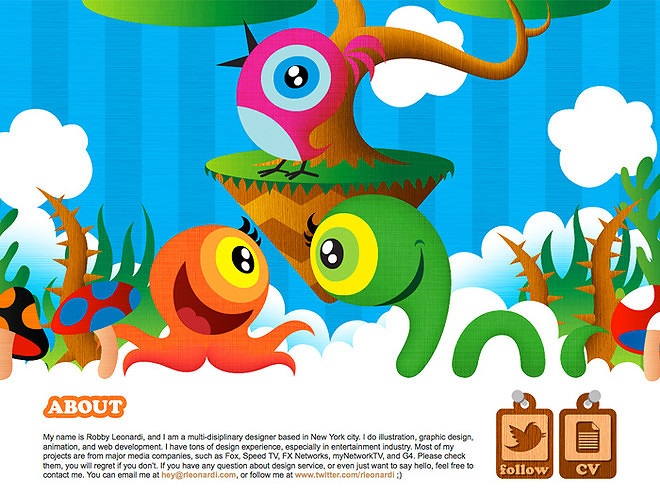 Sự kết hợp đẹp mắt của sắc màu trong 25 thiết kế web Beautiful Website design creative best colorful