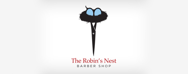 mens salon barber hair logo