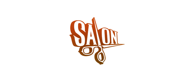 mens salon barber hair logo