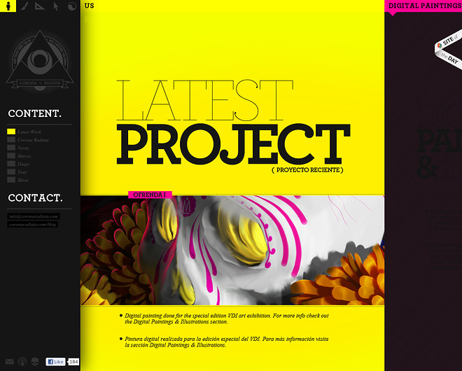 Sự kết hợp đẹp mắt của sắc màu trong 25 thiết kế web Beautiful Website design creative best colorful