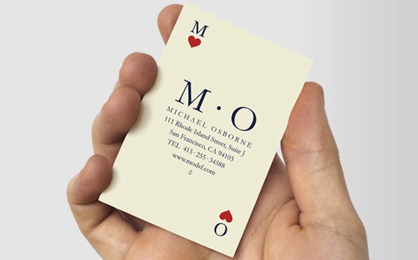 business card design