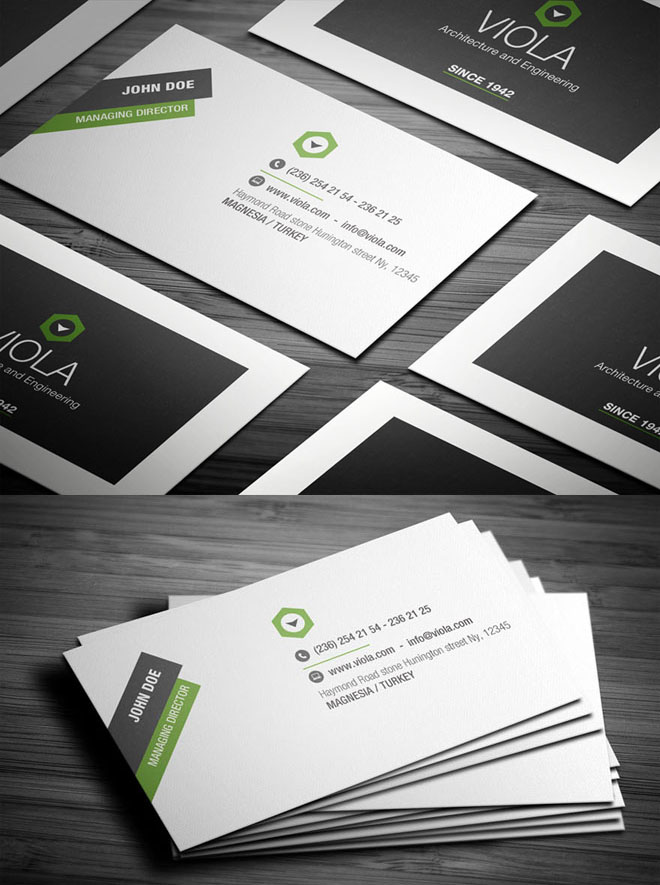 construction business cards