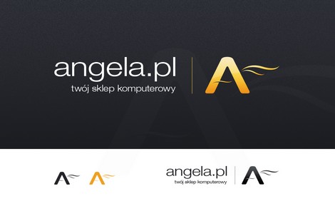 Tham khảo 45+ mẫu logo dành cho các công ty (P.2) Angela Computer Store Logotype