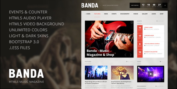 Banda - HTML5 Music Magazine