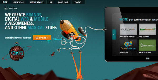 Hiệu ứng 3D, bóng đổ và tạo chiều sâu trong thiết kế web DigitalXBridge