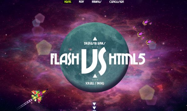 Hiệu ứng 3D, bóng đổ và tạo chiều sâu trong thiết kế web Flash vs HTML