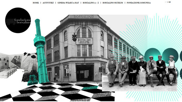 Hiệu ứng 3D, bóng đổ và tạo chiều sâu trong thiết kế web Fondazione Borsalino