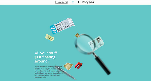 Hiệu ứng 3D, bóng đổ và tạo chiều sâu trong thiết kế web Handy Pick