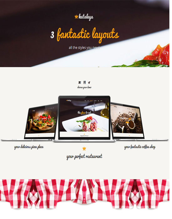 Mẫu thiết kế web nhà hàng 12