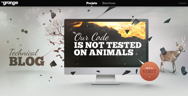 Hiệu ứng 3D, bóng đổ và tạo chiều sâu trong thiết kế web La Grange