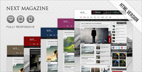 Responsive Magazine Template