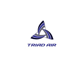 Triad Air Logo Design