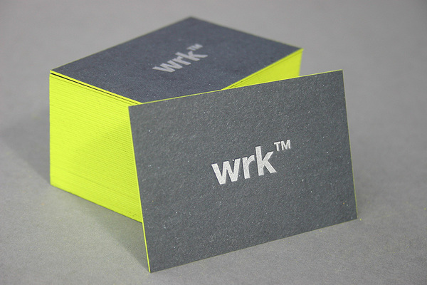 Khỏe khoắn với 40 thiết kế Business card dầy cạnh WRK