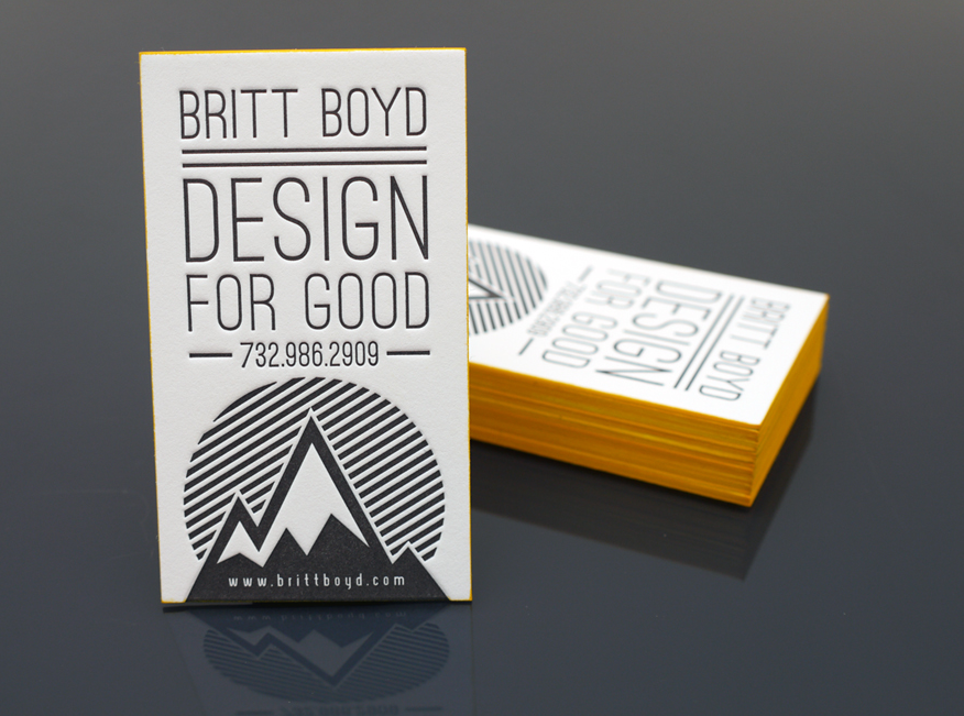 Khỏe khoắn với 40 thiết kế Business card dầy cạnh britt-boyd