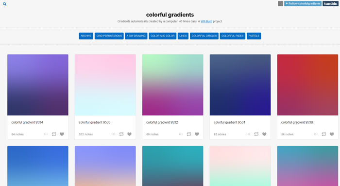 Colorful Gradients