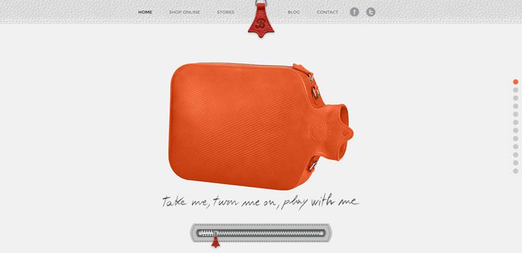 The Discover Bagigia website example of Ecommerce web design