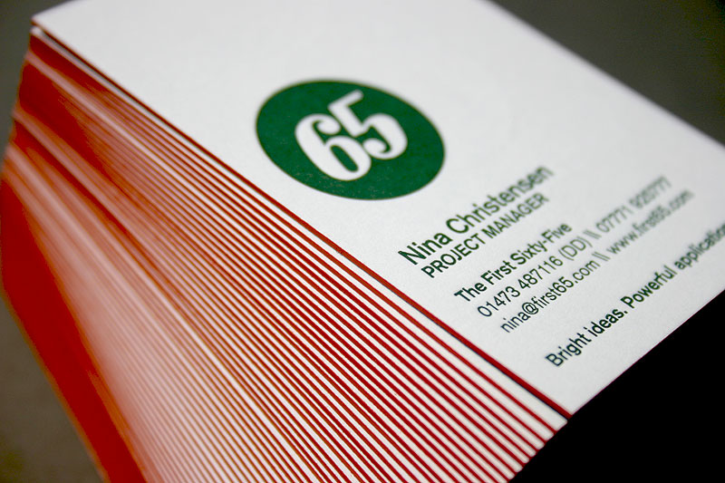 Khỏe khoắn với 40 thiết kế Business card dầy cạnh first65_7