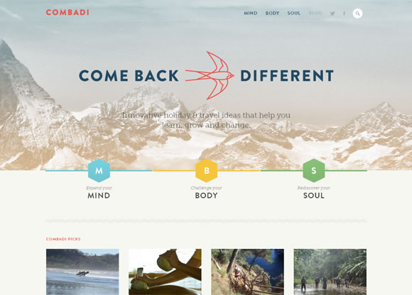 30 thiết kế web lấy cảm hứng từ thiên nhiên & phong cảnh 30 Stunning Website Designs Inspired by Nature and Landscapes