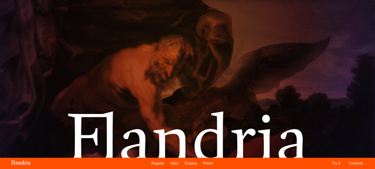 Flandria animated parallax css scrolling
