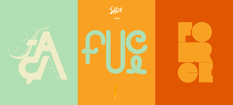 Fillet animated css parallax scrolling