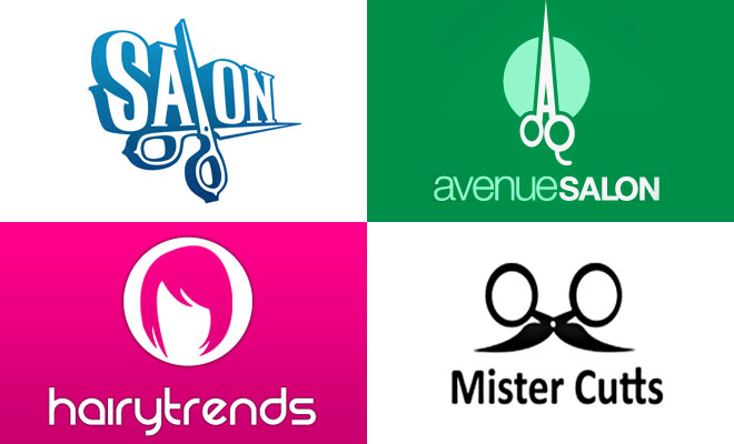40 mẫu logo sáng tạo dành cho Salon tóc