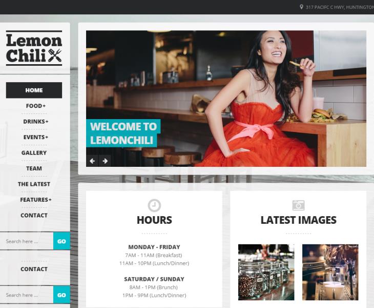 lemonchili restaurant template