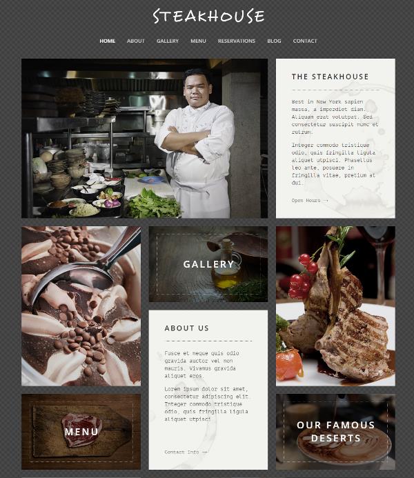 steakhouse wordpress theme