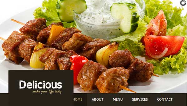 Thiet ke website nha hang delicious