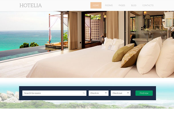 tim hieu chu de wordpress 2016 hotelia va hotel leisure danh cho thiet ke website khach san 1