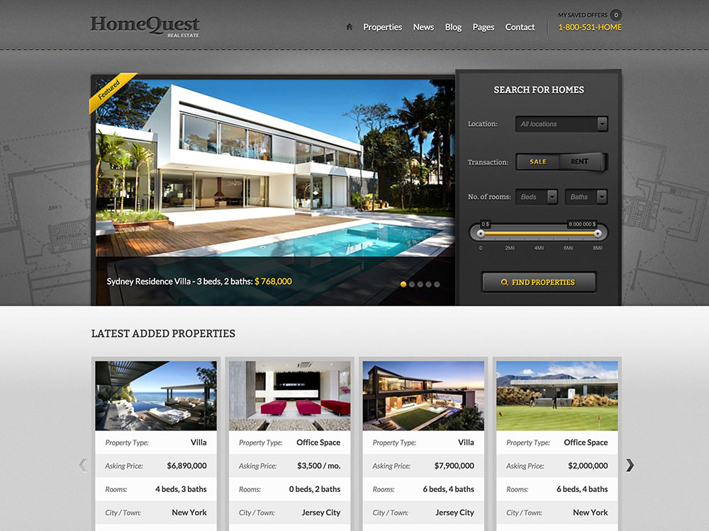 tim hieu chu de wordpress agentpress pro va homequest danh cho thiet ke website bat dong san 2