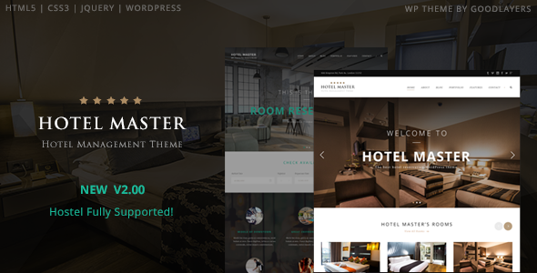 tim hieu chu de wordpress hotel master danh cho thiet ke website khach san