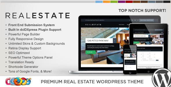 tim hieu chu de wordpress wp pro real estate 6 danh cho thiet ke website bat dong san