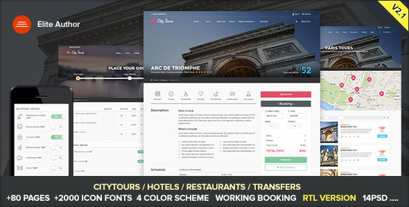 tim hieu mau thiet ke website du lich html5 citytours 1