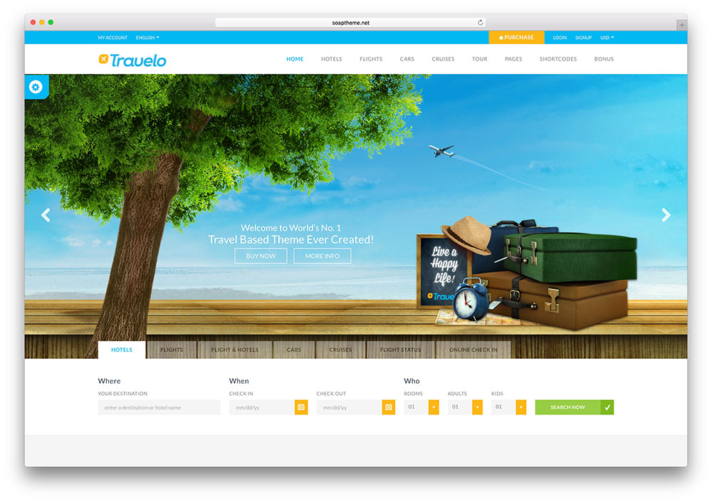 tim hieu mau thiet ke website du lich html5 travelo 2